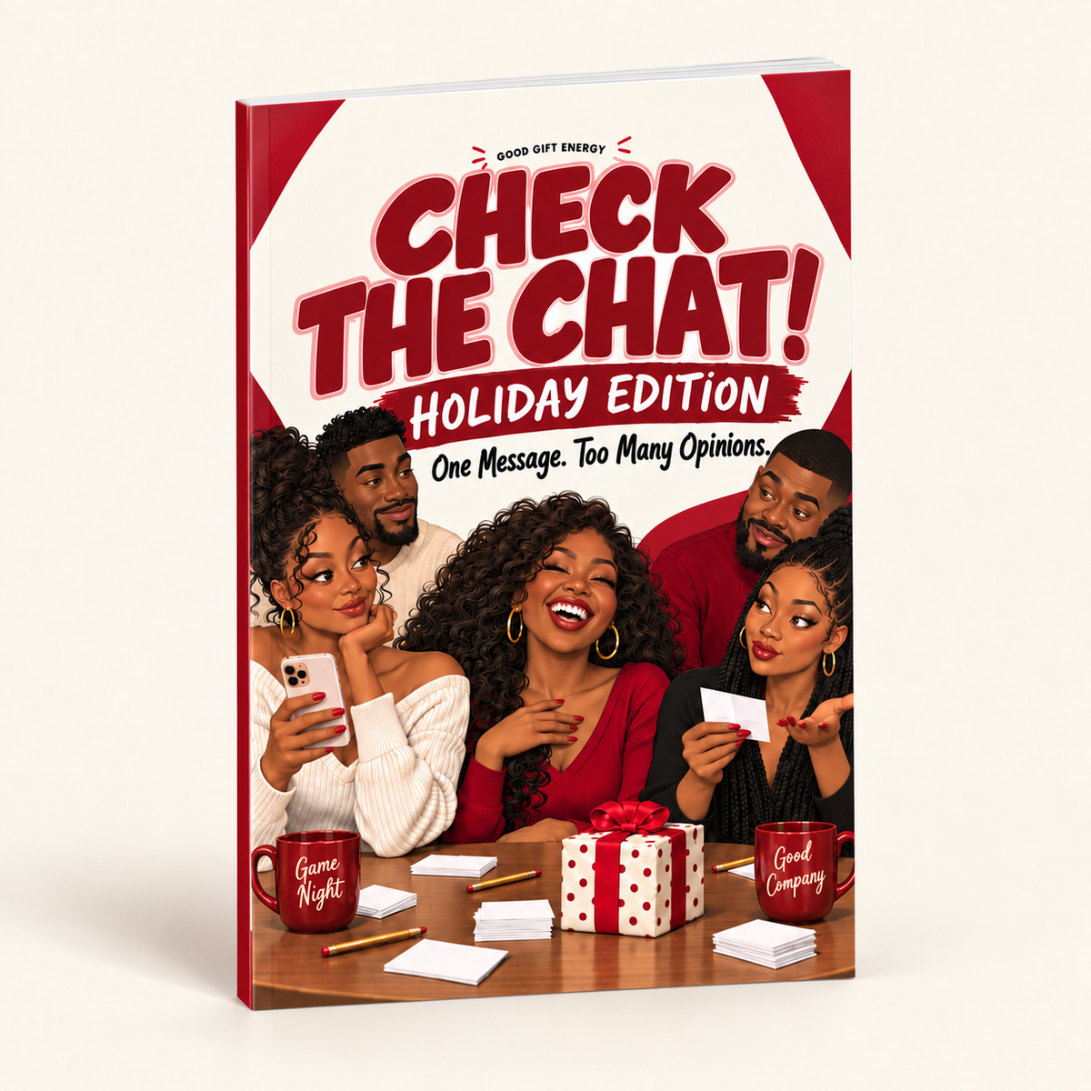 Check the Chat! Holiday Edition | Good Gift Energy Game Book
