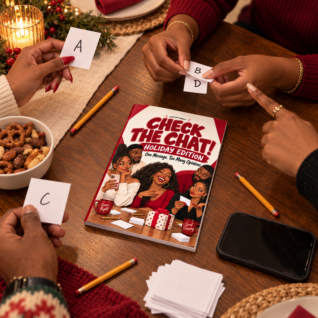 Check the Chat! Holiday Edition | Good Gift Energy Game Book